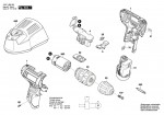 Bosch 3 601 JB6 981 GSB 12-2-LI Cordl Perc Screwdr Spare Parts